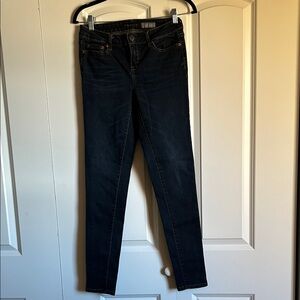 Aeropostale Women's Dark Blue Skinny Jegging size 6 long